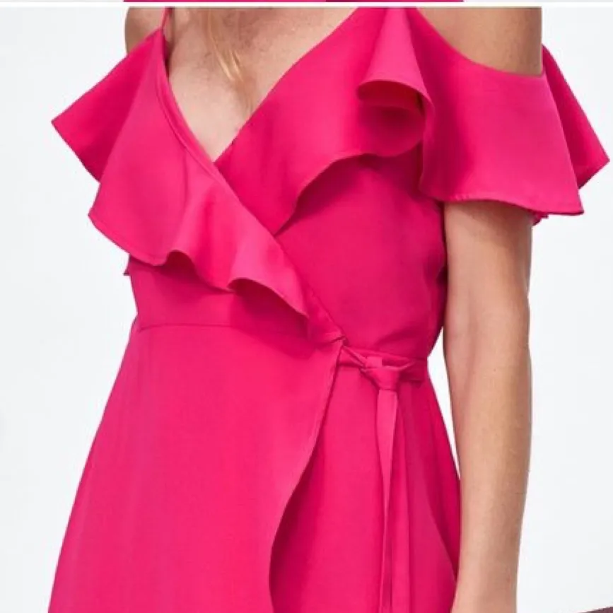 Zara pink wrap jumpsuit - Image 2