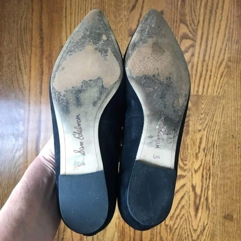 Sam Edelman Ralf Point Toe Suede Studded Flats 6.5 EUC - Image 9