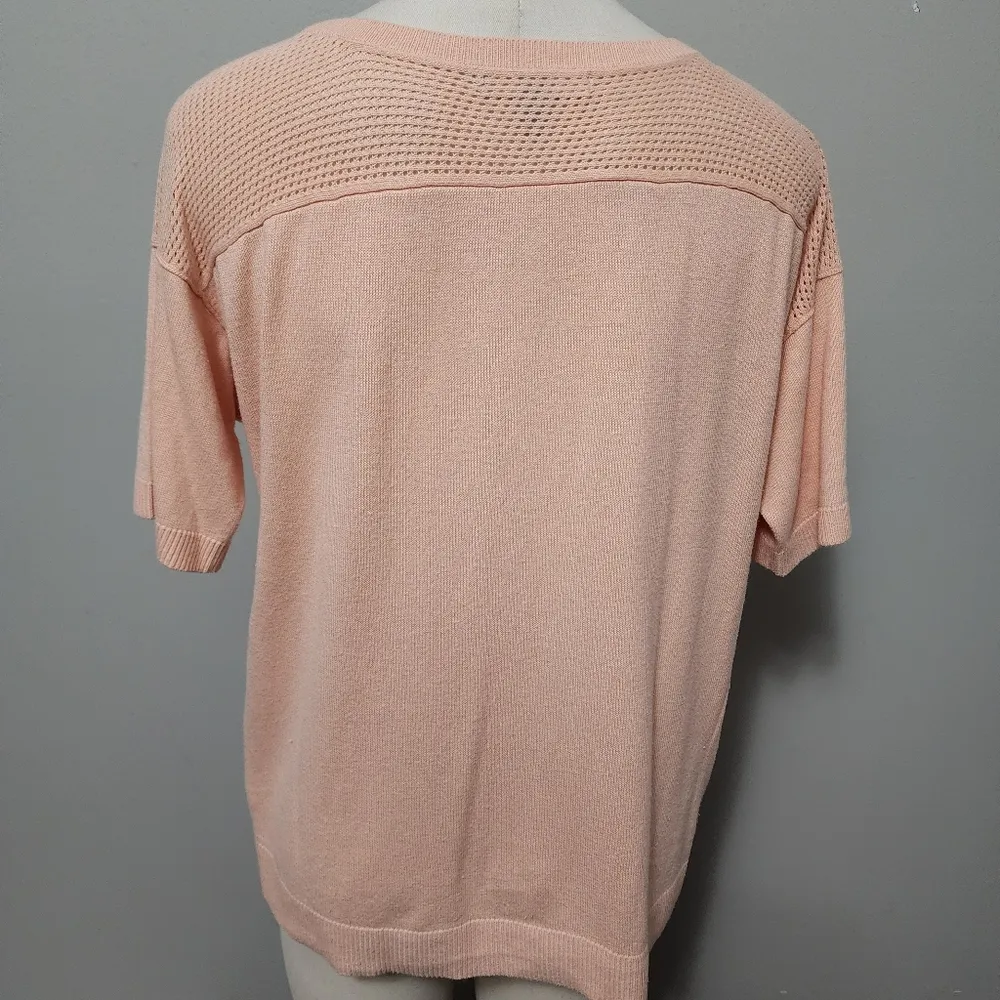 Banana Republic Factory peach piontelle knit dolman sweater size mp - Image 5