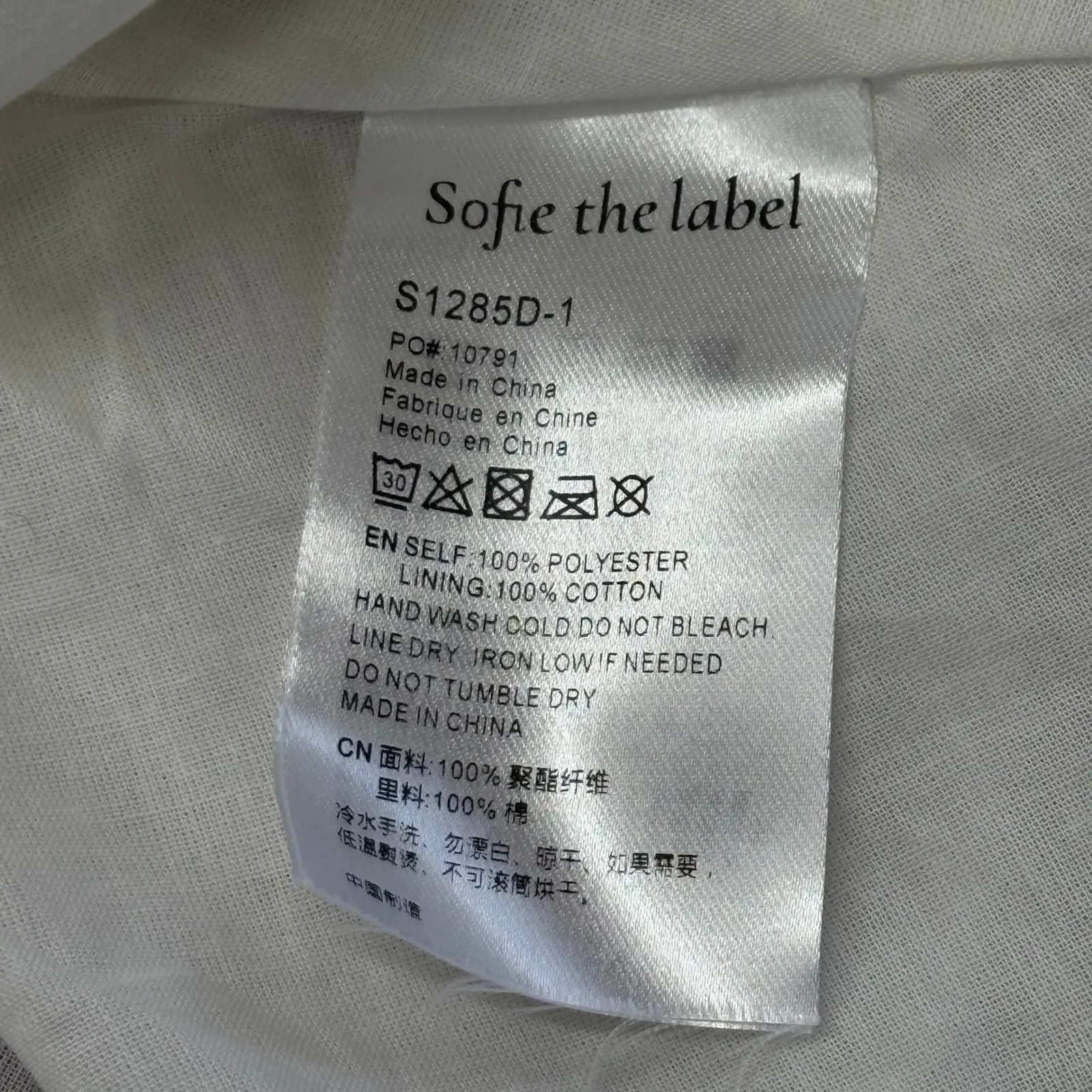 Sofie the Label Women's Polina Floral‎ Organza Mini Dress Puff Sleeve Poplin M Pink Size M - Image 4