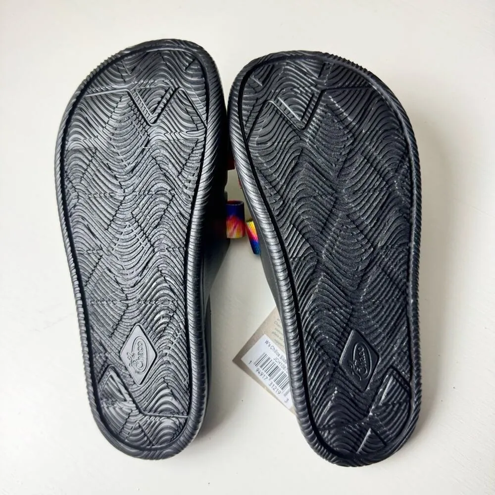 Chaco Women's Chillos Double Buckle Strap Slide  Dark Tie Dye Sz 6 NWT - Image 2