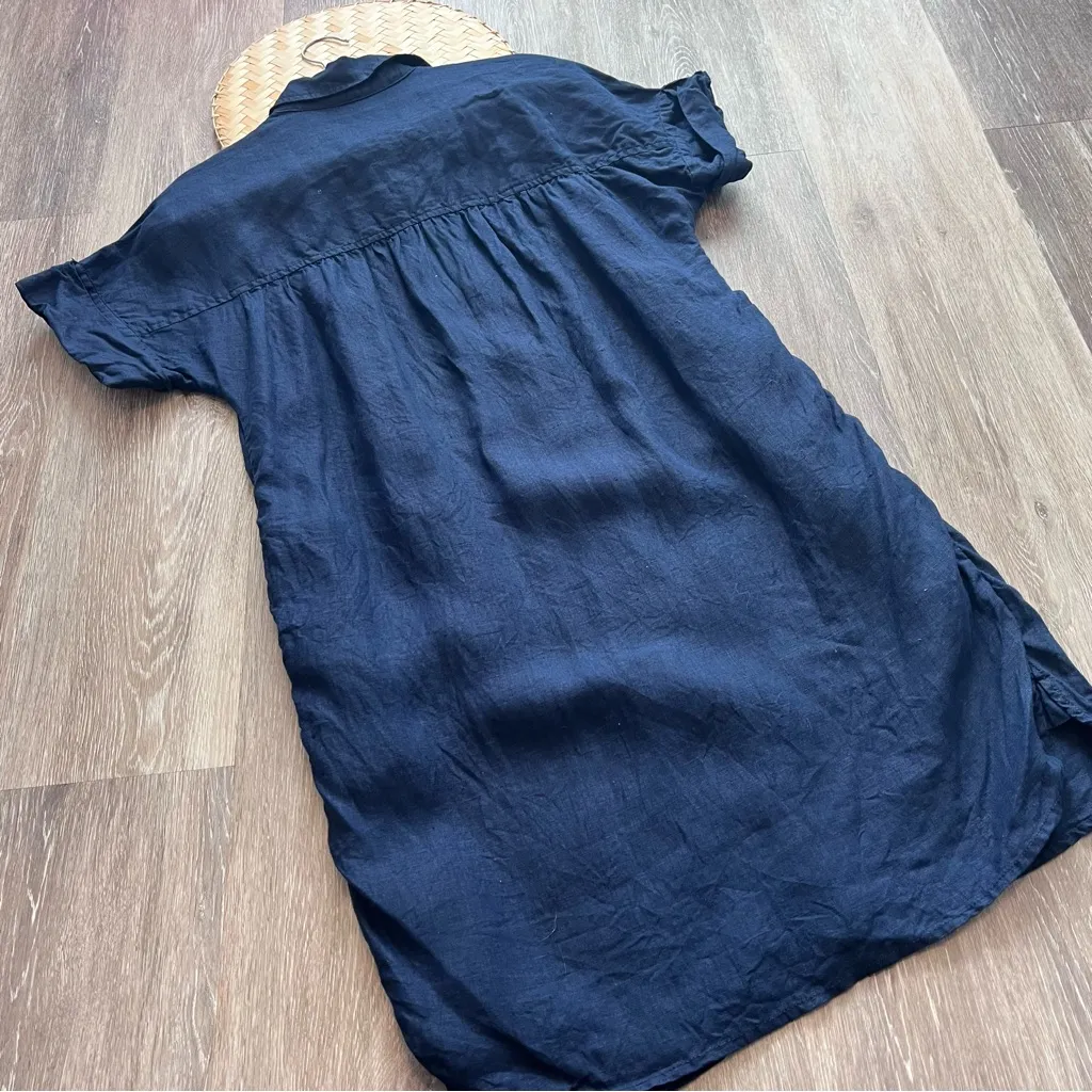 J. Crew Baird mcnutt Irish linen relaxed‎ fit shirt dress - Image 10