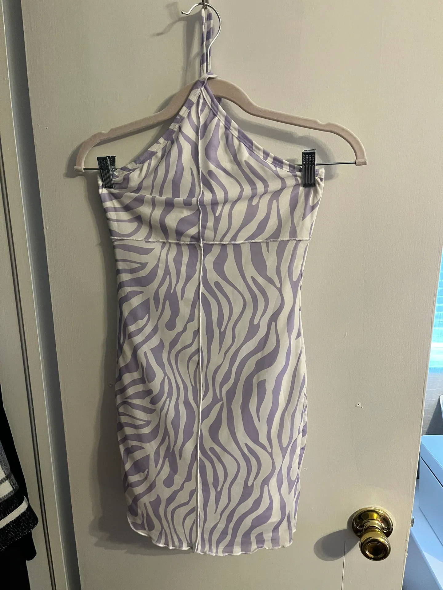 Princess Polly Purple Zebra Dress - Image 3