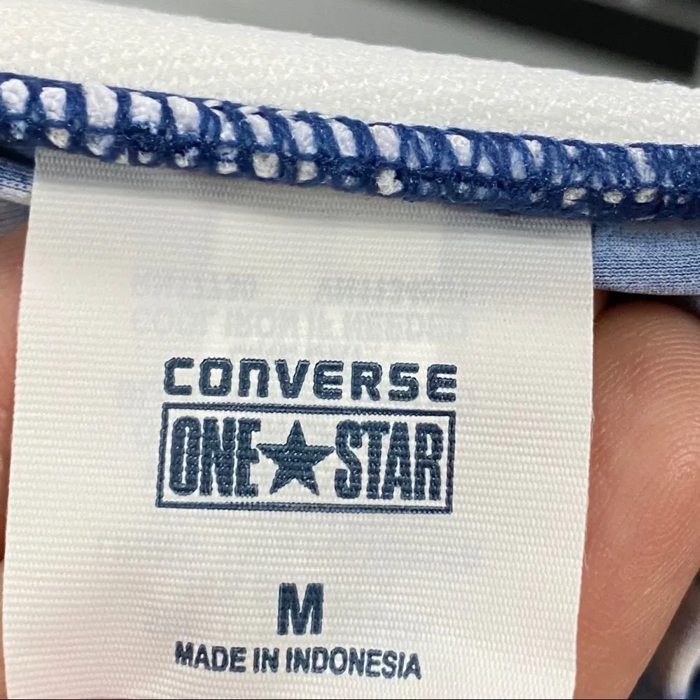Converse One Star Halter Tankini Swimsuit Top Med - Image 3