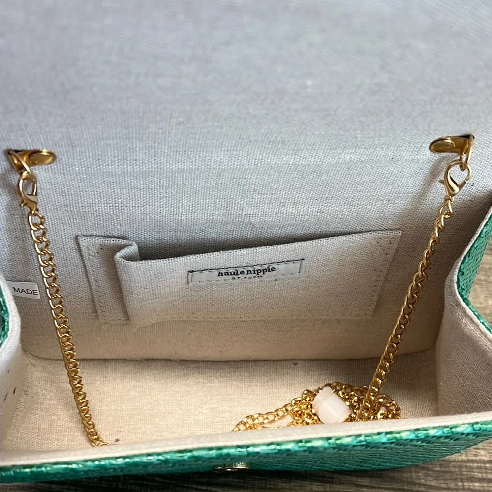 Haute Hippie | Ratan Floral HandBag w/ Crossbody Stap - Image 9