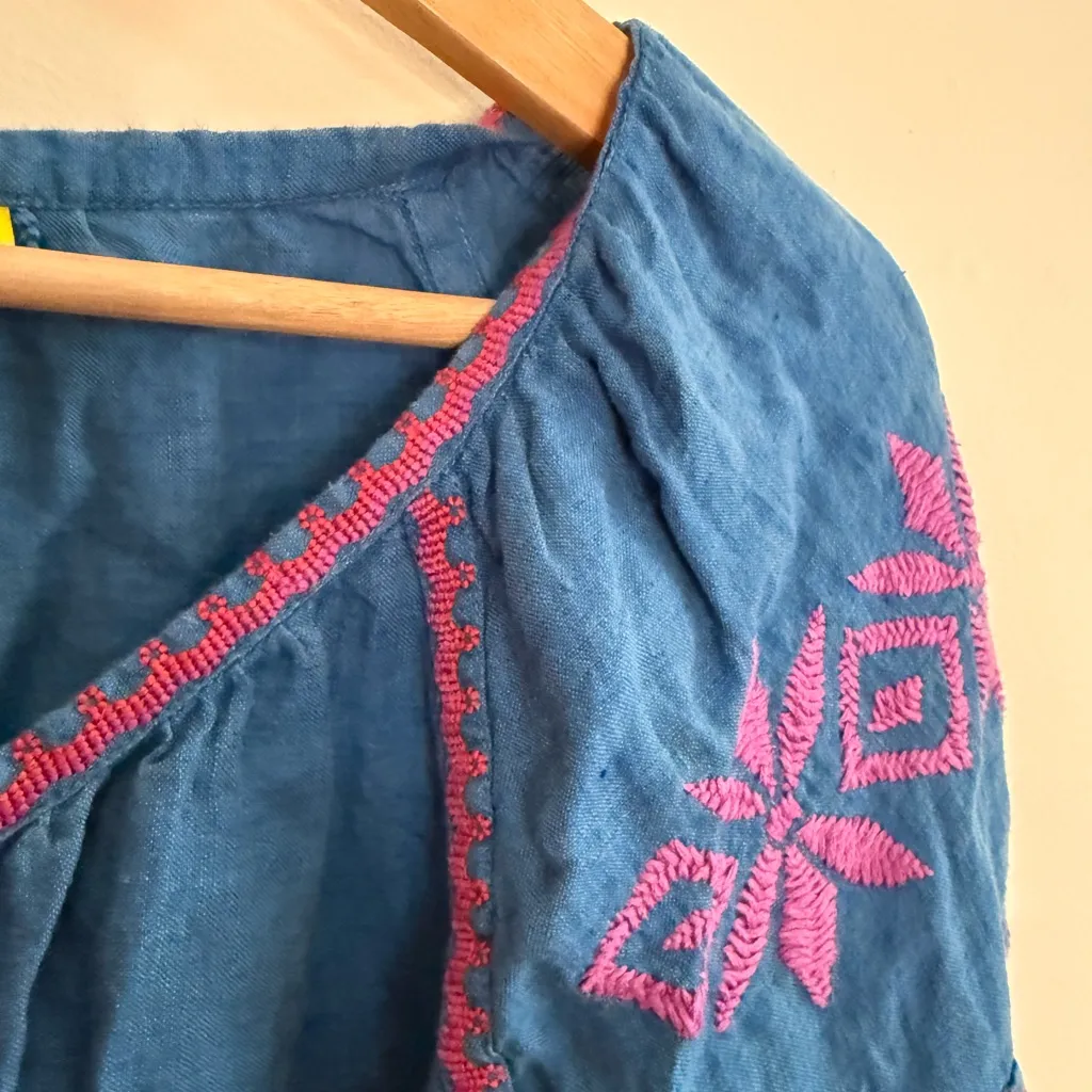 Roller Rabbit Amalia Dress in Aqua - Image 8