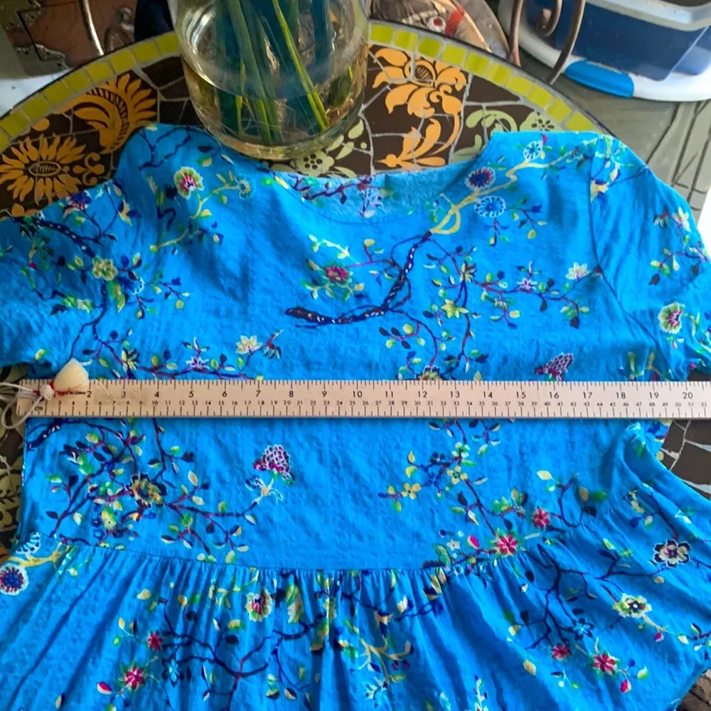 SEERSUCKER DRESS Sz: L Size L - Image 4