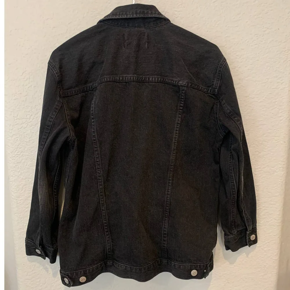 Madewell The Oversized Jean Jacket in Lunar Wash (S) - Image 4