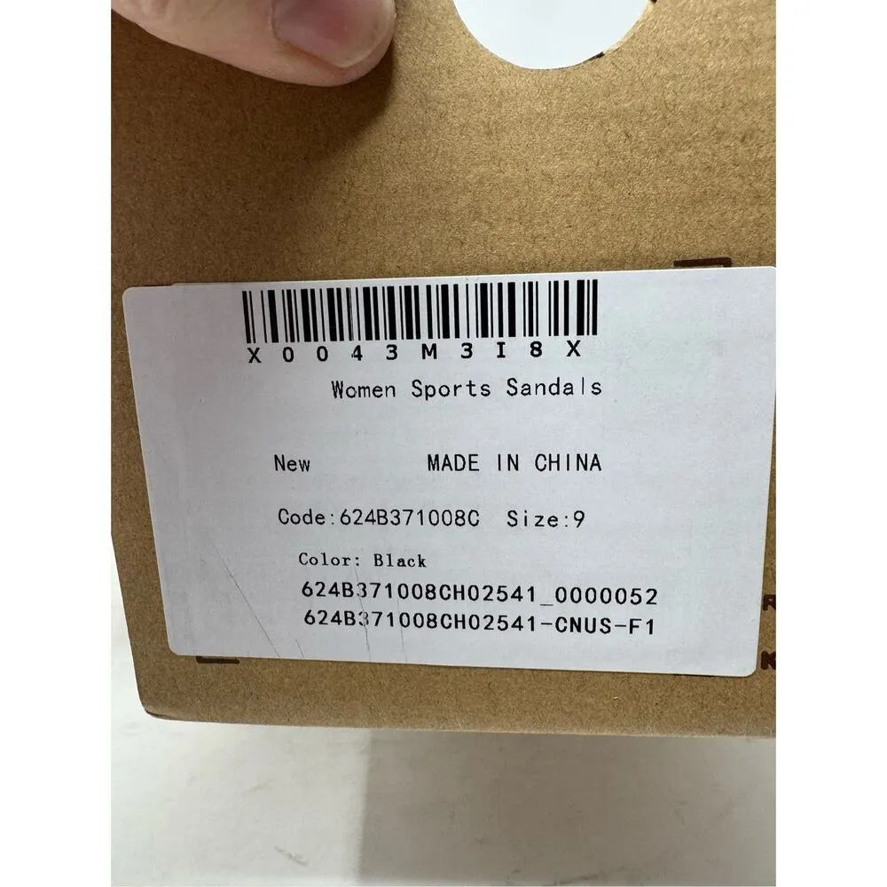Brand New Camel Women’s U.S. 9 Black Sports Sandals With Box - Image 9