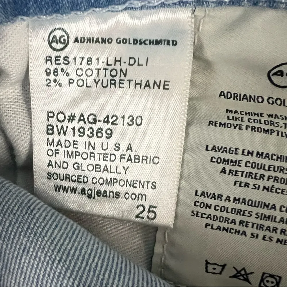 Adriano Goldschmied The Mid-Rise Stevie Capri Jeans - Size 25 - Image 11