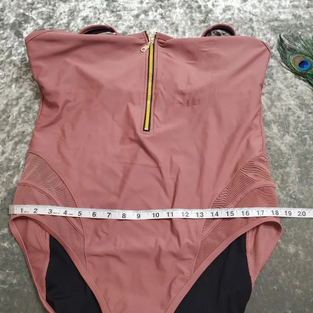 Swimsuits For All Half Front Zip One - Image 7
