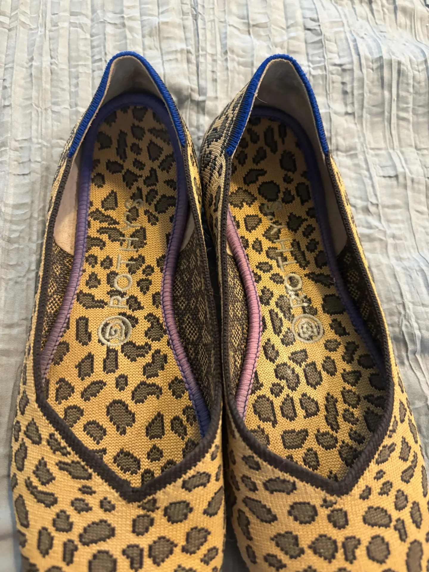 Rothy's Flats Round Toe Leopard Print - Image 10