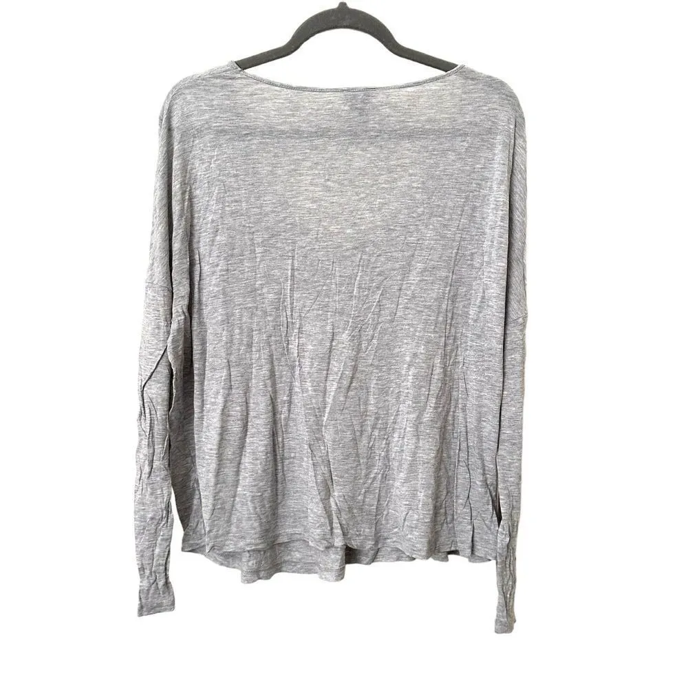 HAUTE HIPPIE Loose Fit Scoop Neck Long‎ Sleeve Sz Large - Image 2