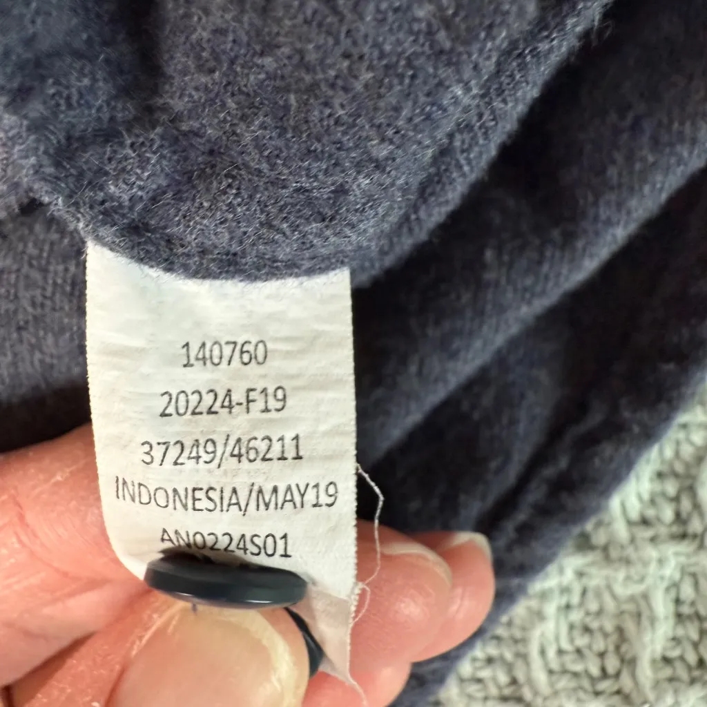 REI Wallace Lake Flannel Shirt Womens XL Extra Large Blue Button Down Top Blouse - Image 3