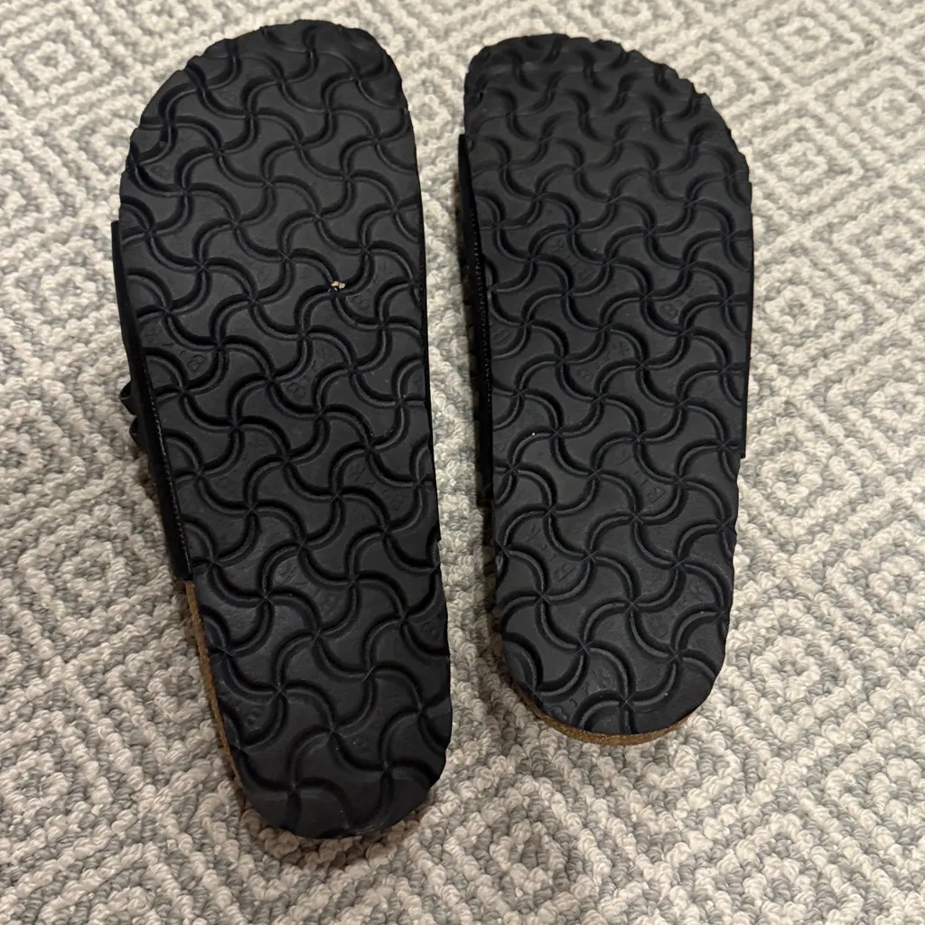 Birkenstock Black Strappy Sandals - Image 2