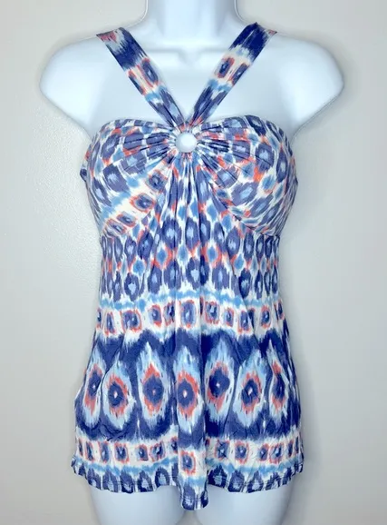Tommy‎ Bahama Mosaic Airbrush Tank Top Size S - Image 1