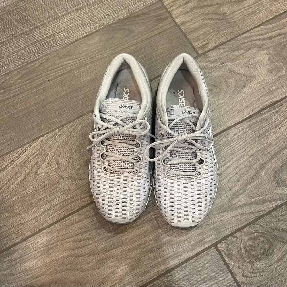 ASICS  Gel Quantum 360 Shift Mid Grey Sneakers - Image 4