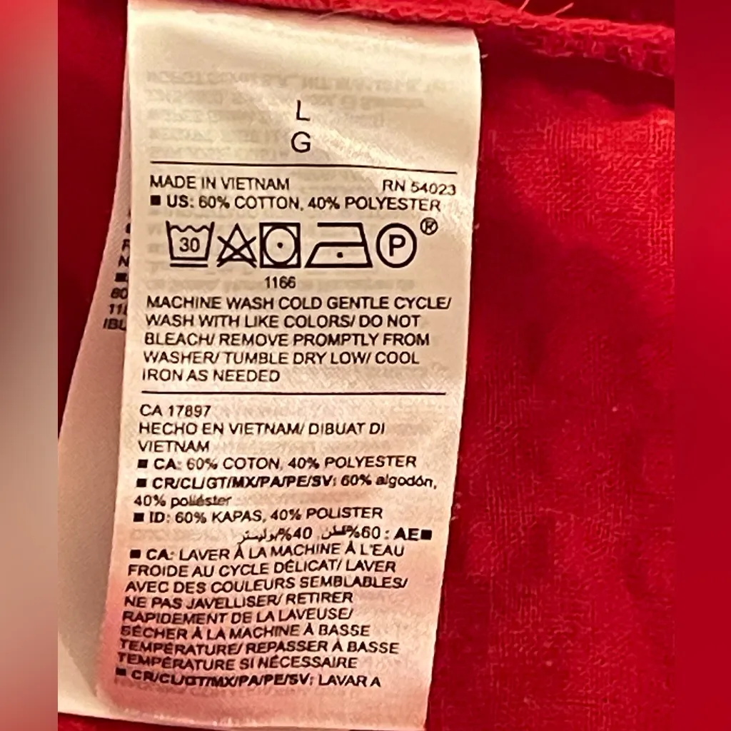 Old Navy Orange Red Tiered Ruffled Sundress - Image 7