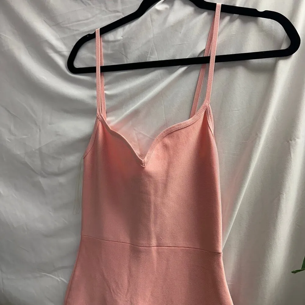 Fifi fairy pink fitted bodycon maxi dress - Image 5