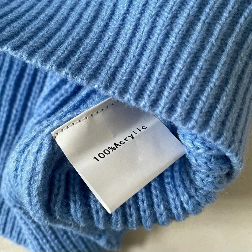 Queen of Sparkles Vacay Queen Blue Sweater Size XXL - Image 7