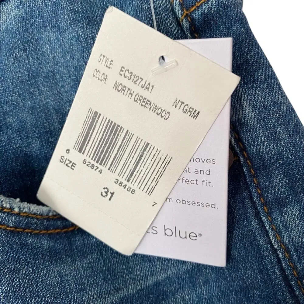 STS Blue Aria Wide Leg Crop Jeans 11” Inch High Rise NWTS size 31 - Image 3