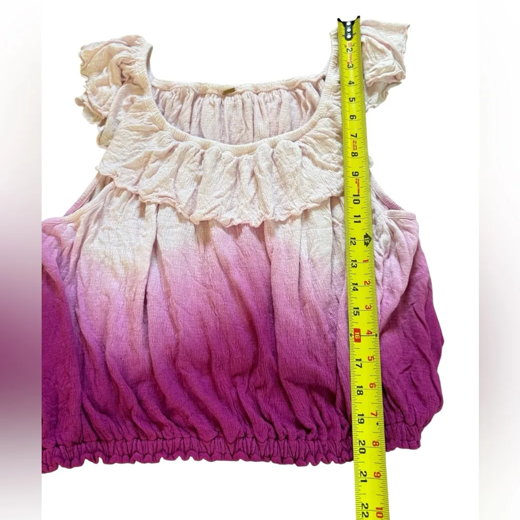 Free People Cora Lee Pink Tie Dye Off the Shoulder Top Womens Size XS - Image 15