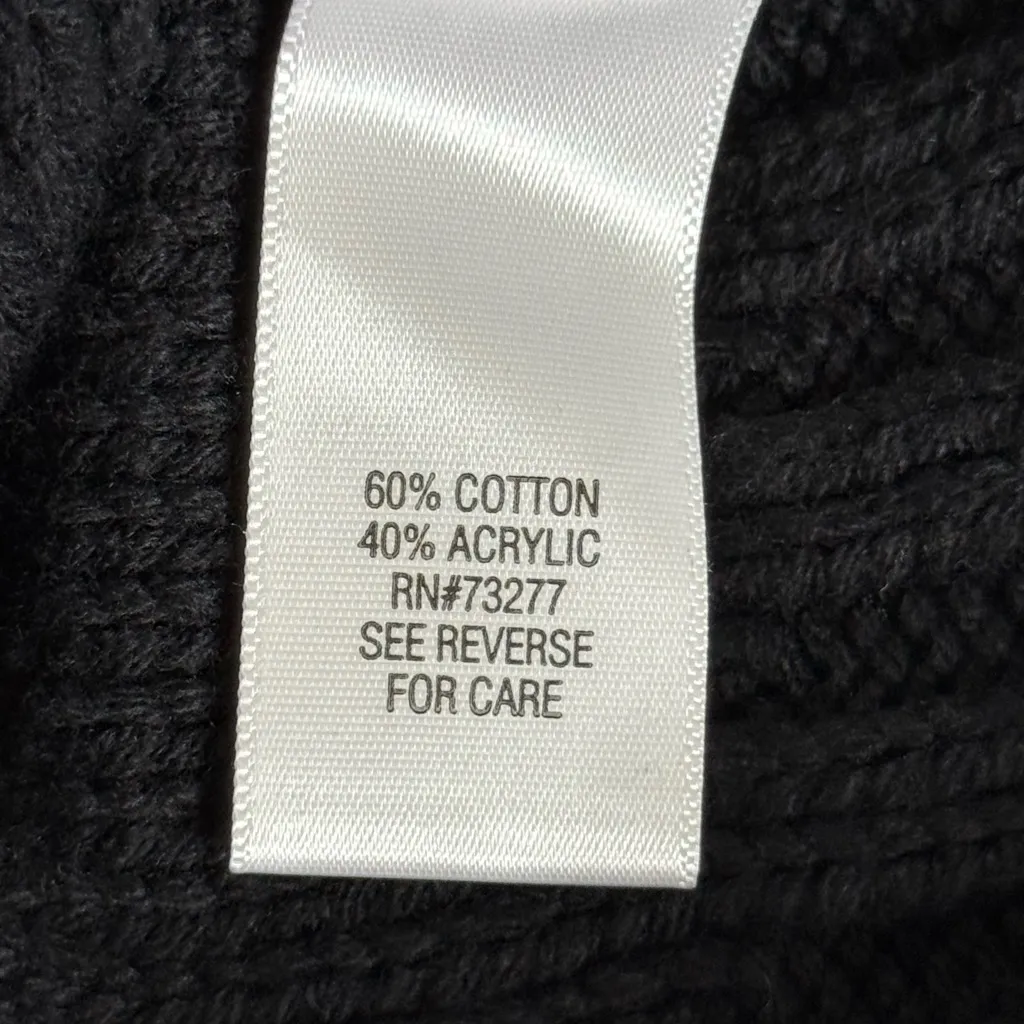 Apt. 9 Black Cable Knit Turtleneck Sweater - Image 5