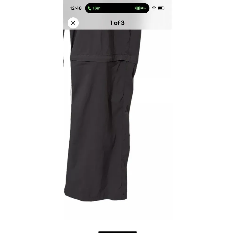 EDDIE BAUER Sport Women's Outdoor Zip Off Convertible Shorts Hiking Pants Sz 16P - Image 4