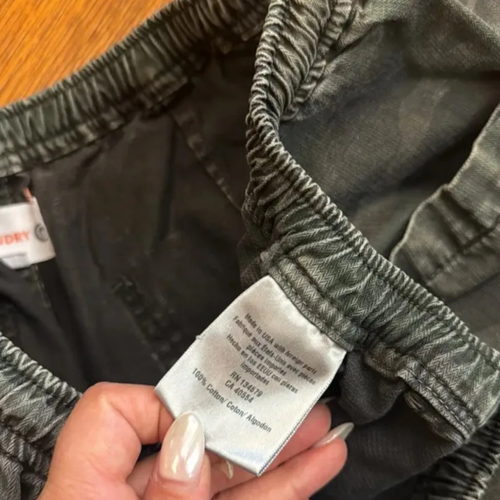 Sundry Green Camo Drawstring Joggers - Image 4