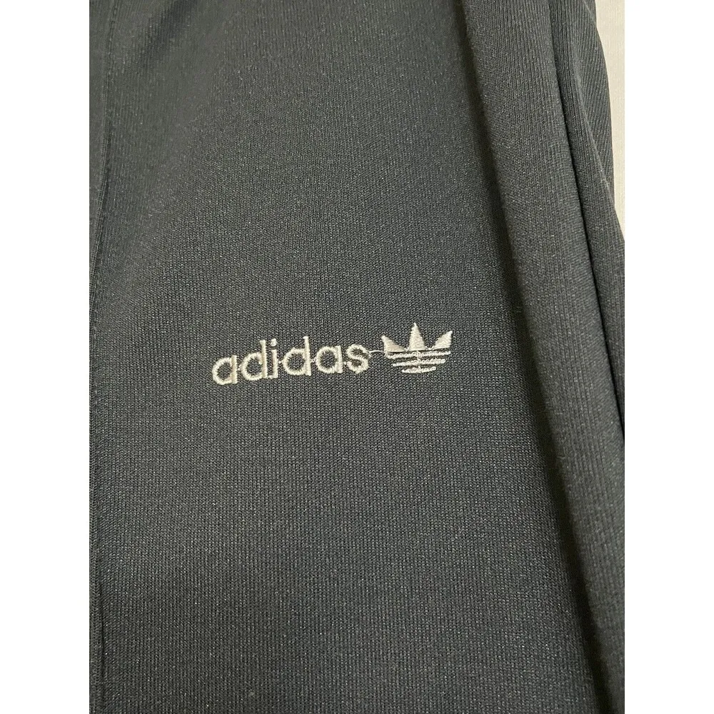 Vintage Adidas Baggy Wide Leg Windbreaker Track Pant - Grey / Size Medium - Image 2