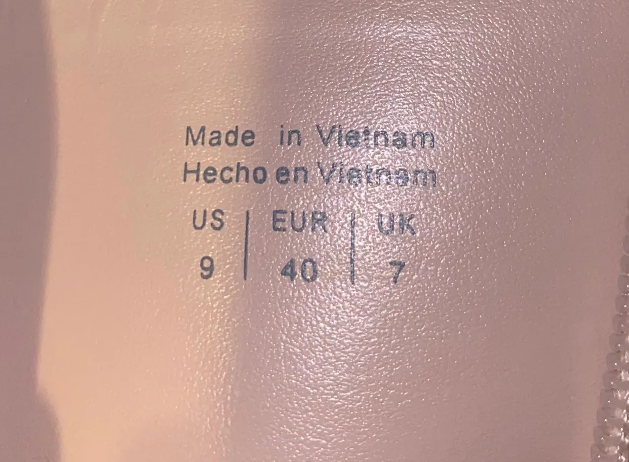 ALDO  Satin Ribbon Lace Up Heels Pink 9 - Image 7