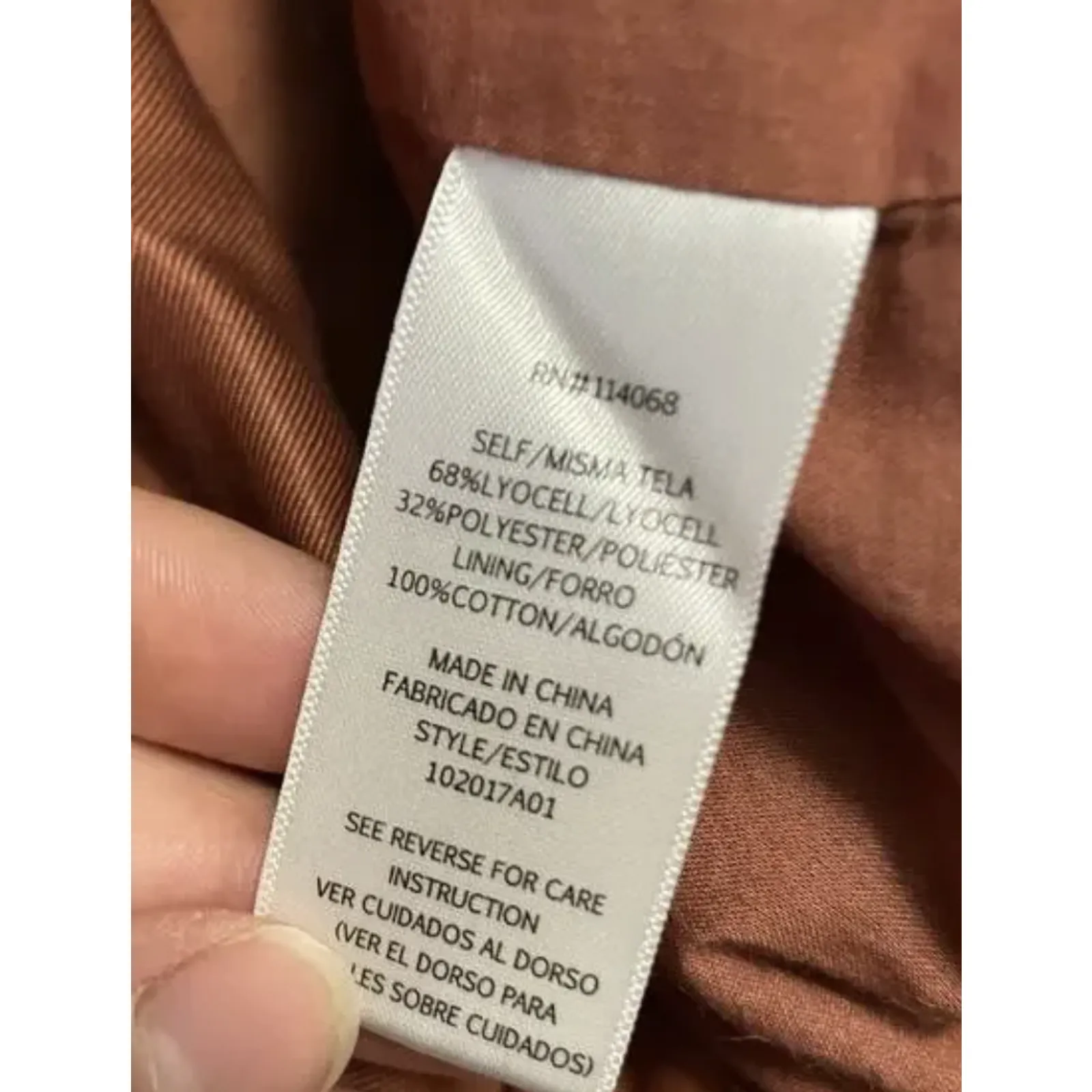 Sweet Baby Jamie Blazer Womens XS Rust Brown Double‎ Breasted Lined Notch Lapel - Image 5