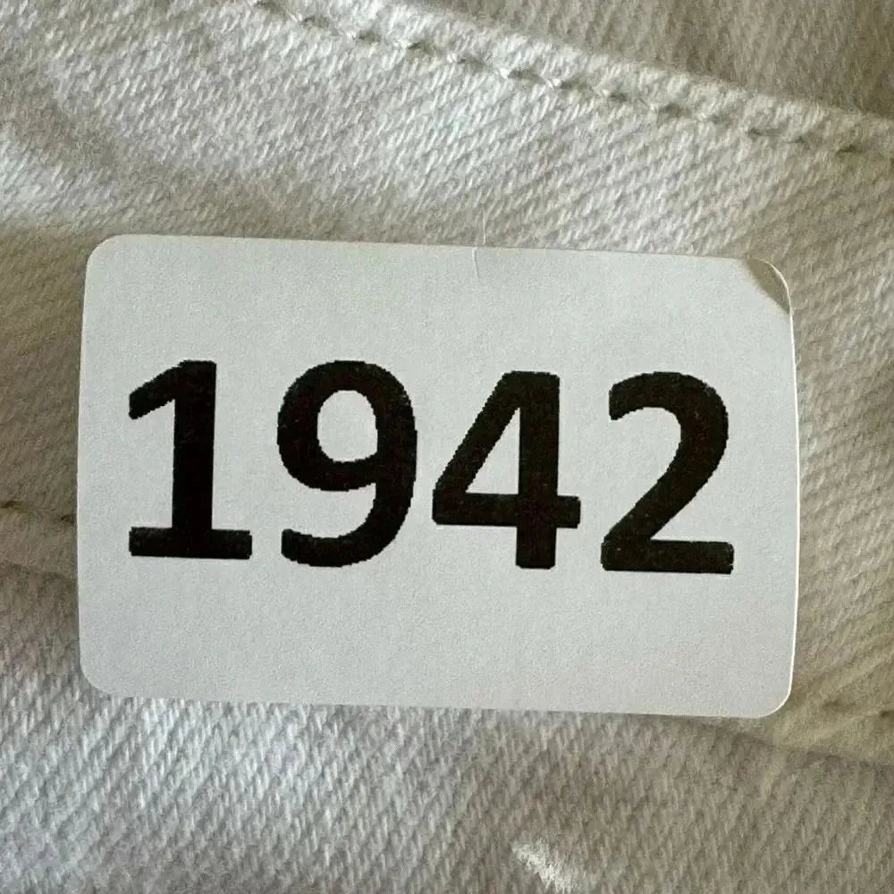 Judy Blue White Wide Leg Crop High Waisted Y2K Minimalist Denim SZ 7/28 #1942 - Image 13