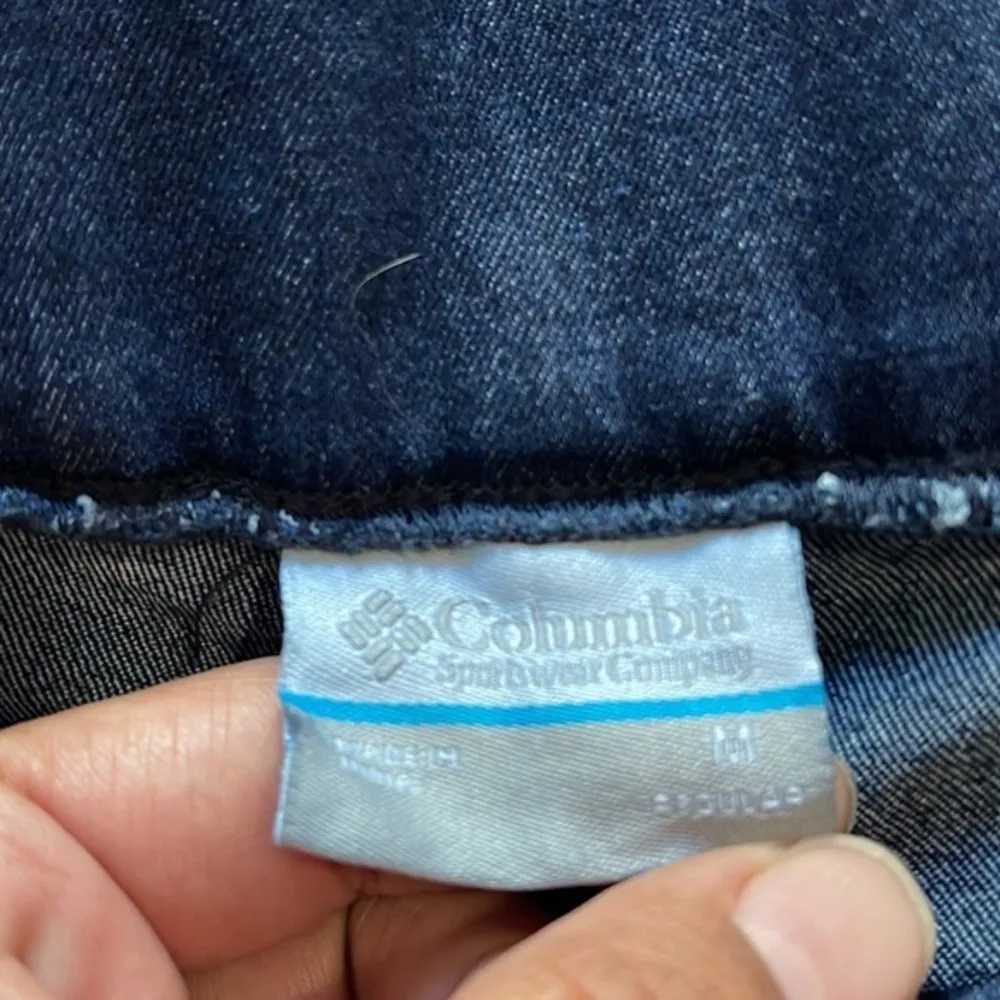 Women's Columbia Denim Pull On Blue Jeans Size Med EUC #0467-DS - Image 3