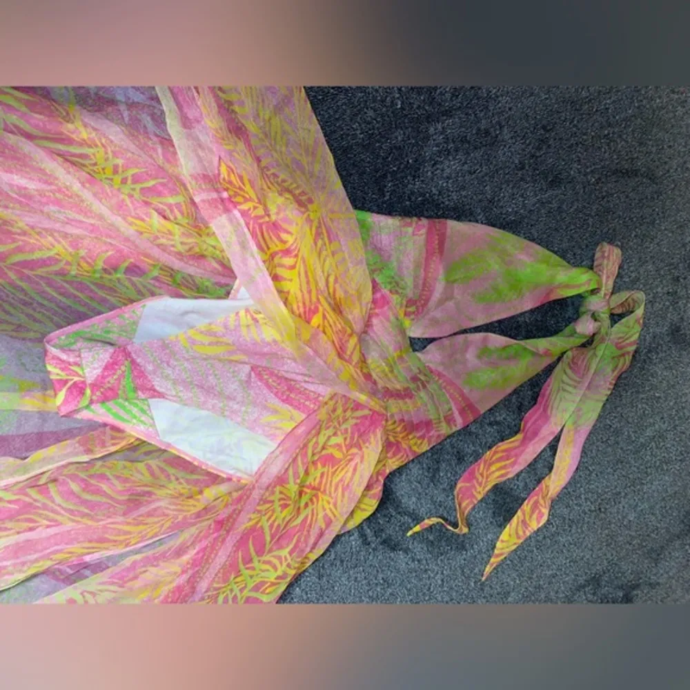 NWOT RETROFETE Zion Dress In Tropical Palm Print ( S )‎ - Image 4