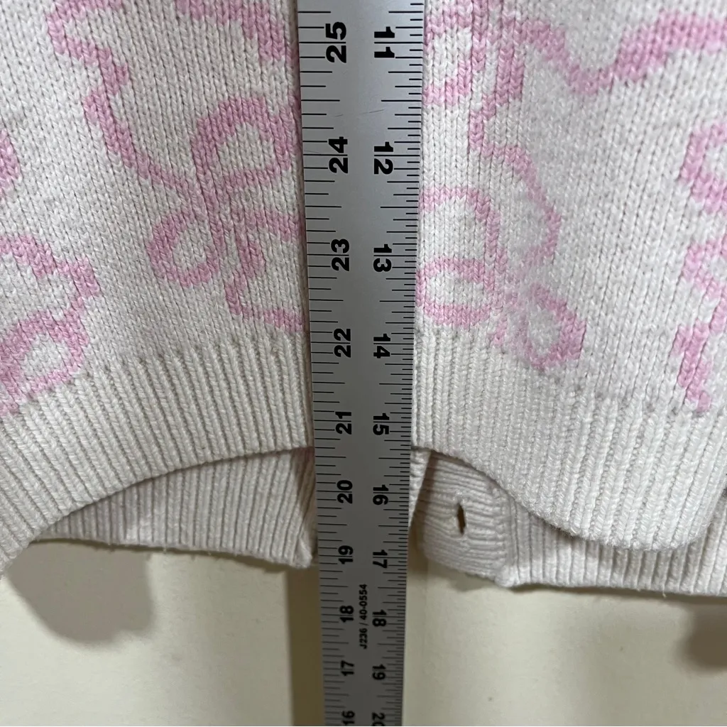 loveshackfancy Veronika Cardigan Bon Bon Pink Bon Bon Pink size XS wool - Image 7