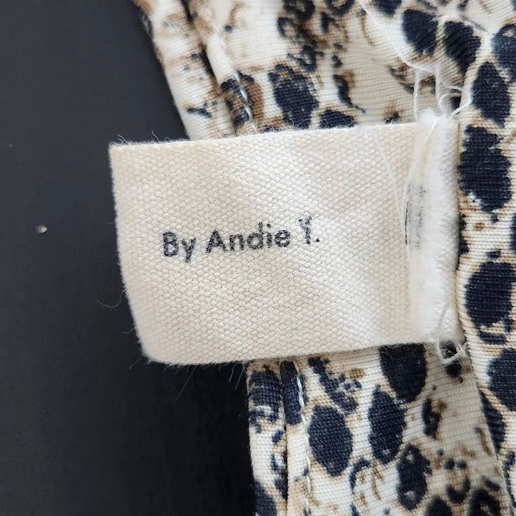 Salty by Andie Snakeskin Print Cropped Tank Top Size Small Snakeskin Fitted Tank - Image 6