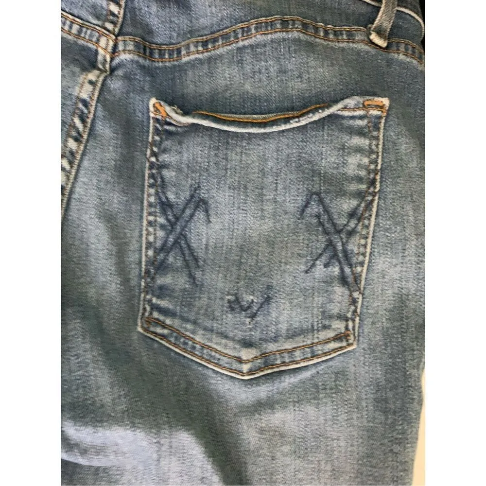 McGuire Ibiza Crop Step Hem Jeans Racer Side Stripe Style 5b women's size 28 - Image 7