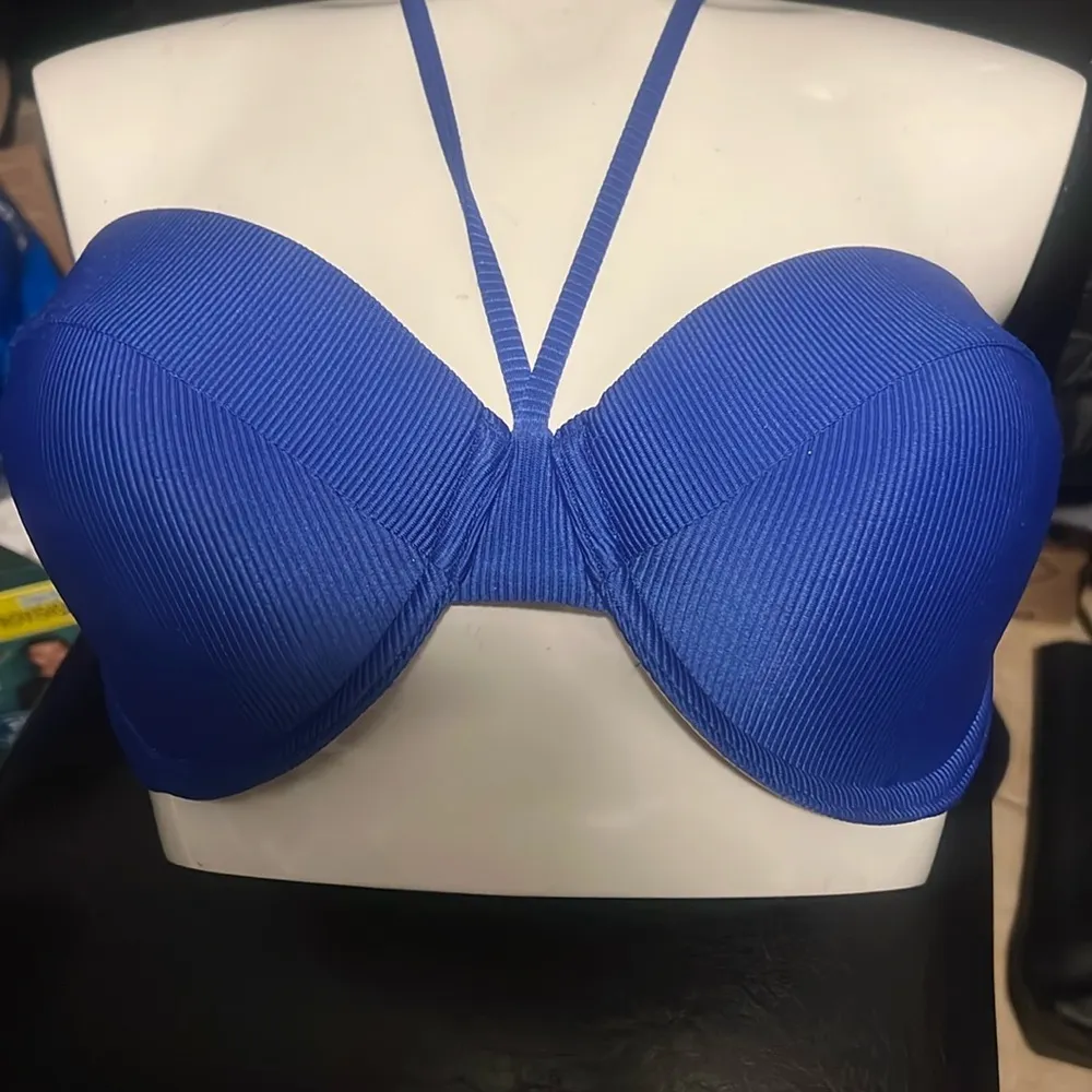 Shade & Shore ribbed bikini top 34DD - Image 4