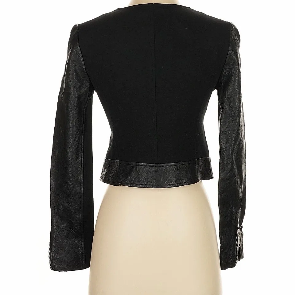 Joie Black Moto Jacket small - Image 5