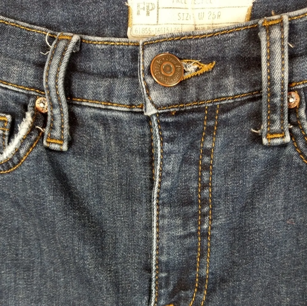 Free People busted skinny medium wash jeans - Image 8