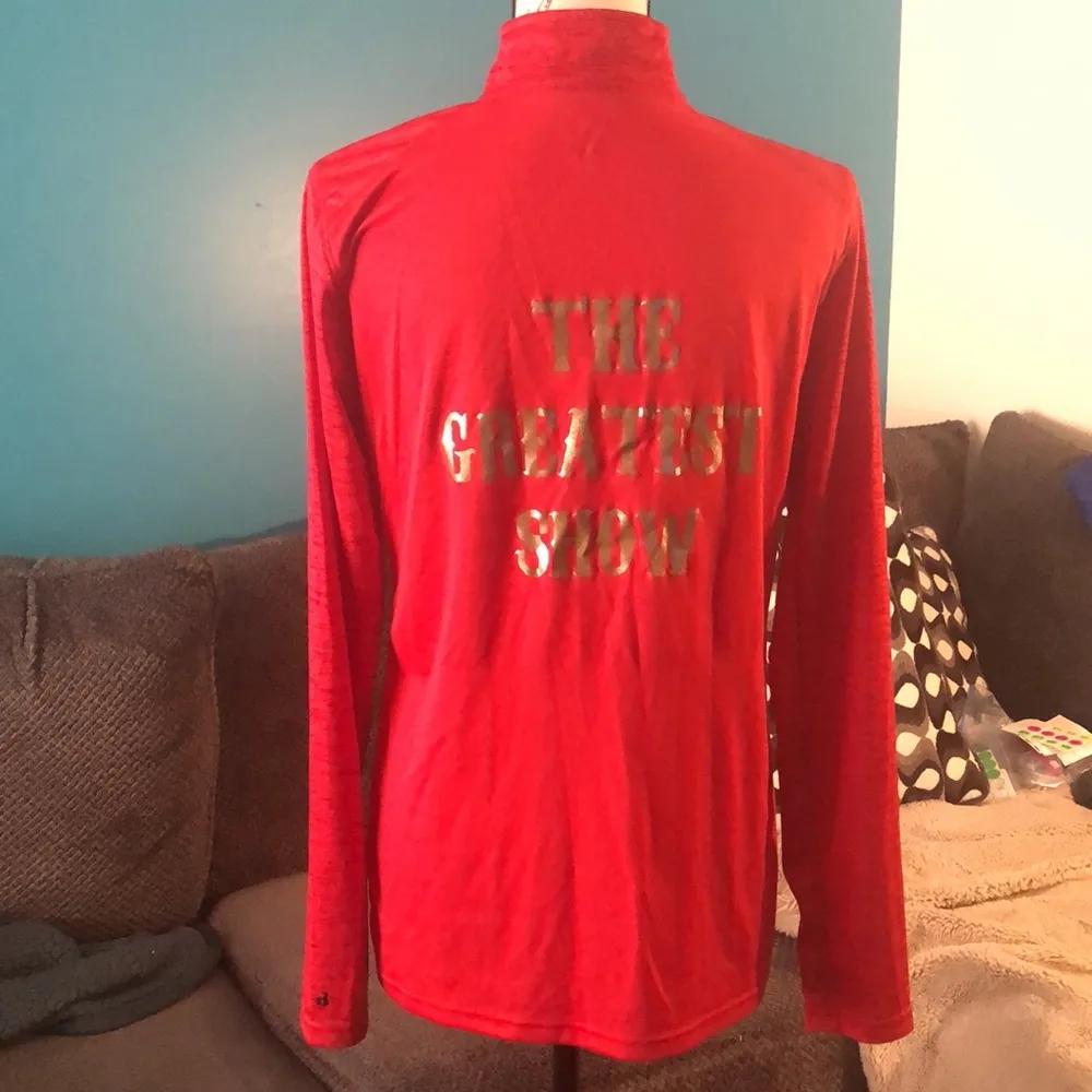 LAST CHANCE 💄 Badger Performance 1/4 Zip, size Medium Red - Image 4