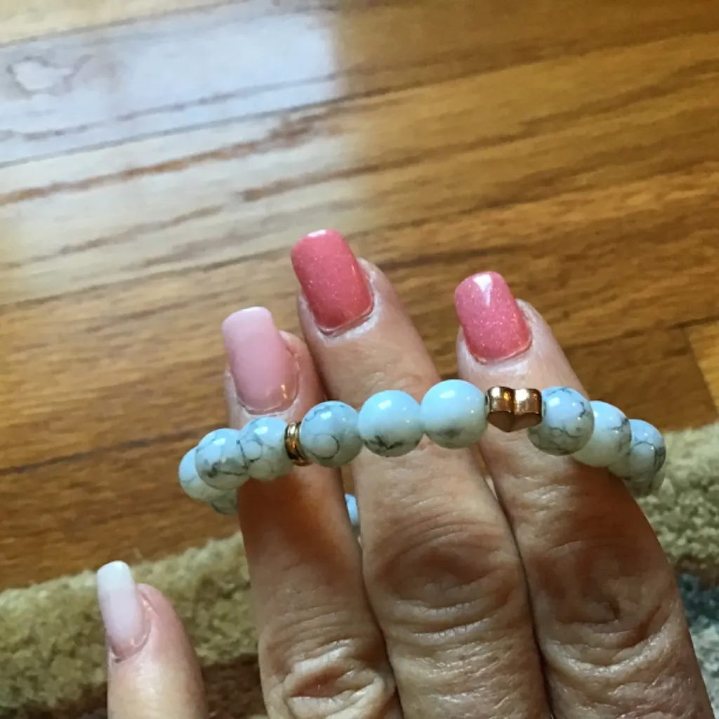 2xHP💝Boutique Howlite set of 4 beaded brac… Blue - Image 6