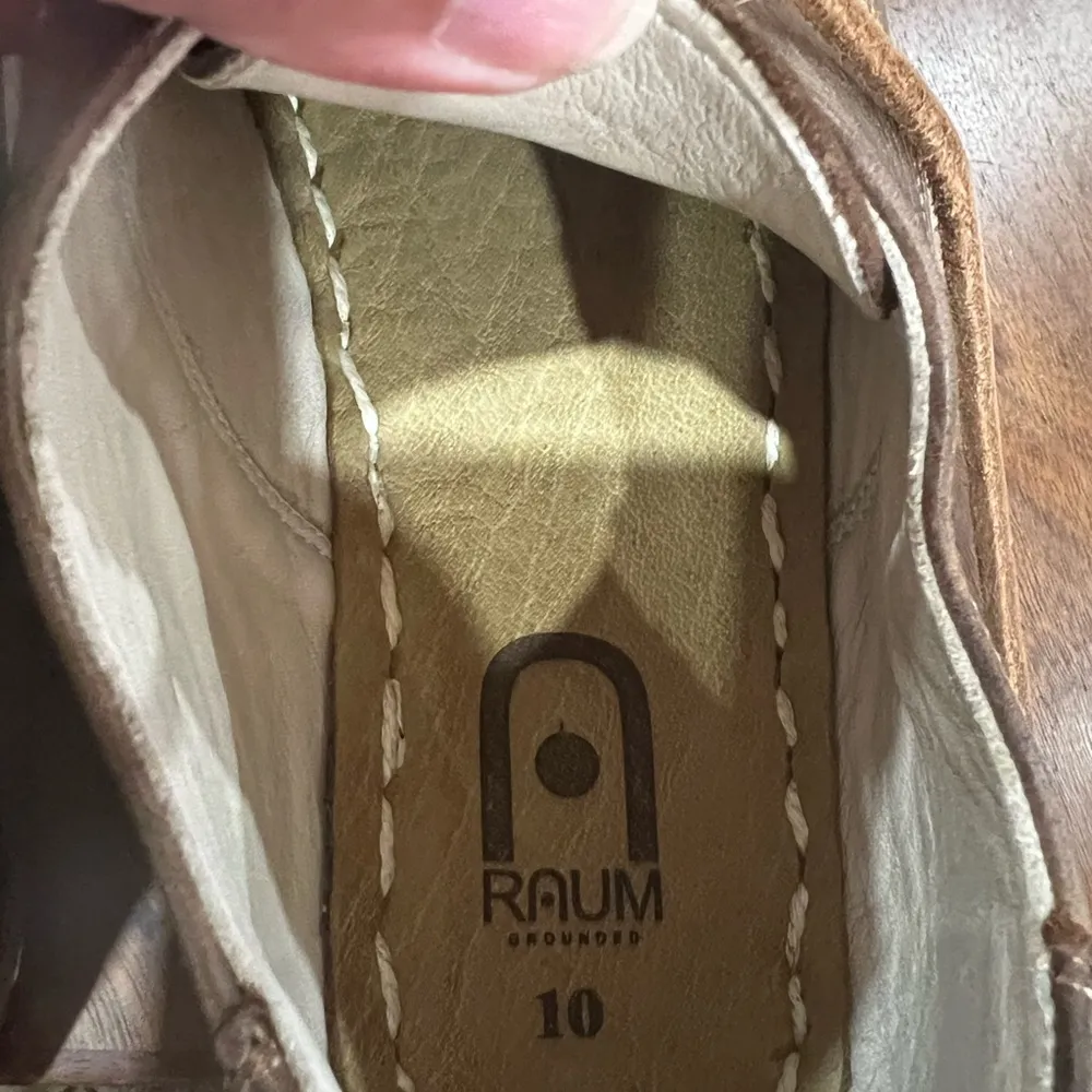 Raum Brown Leather Shoes Size 10 - Image 4