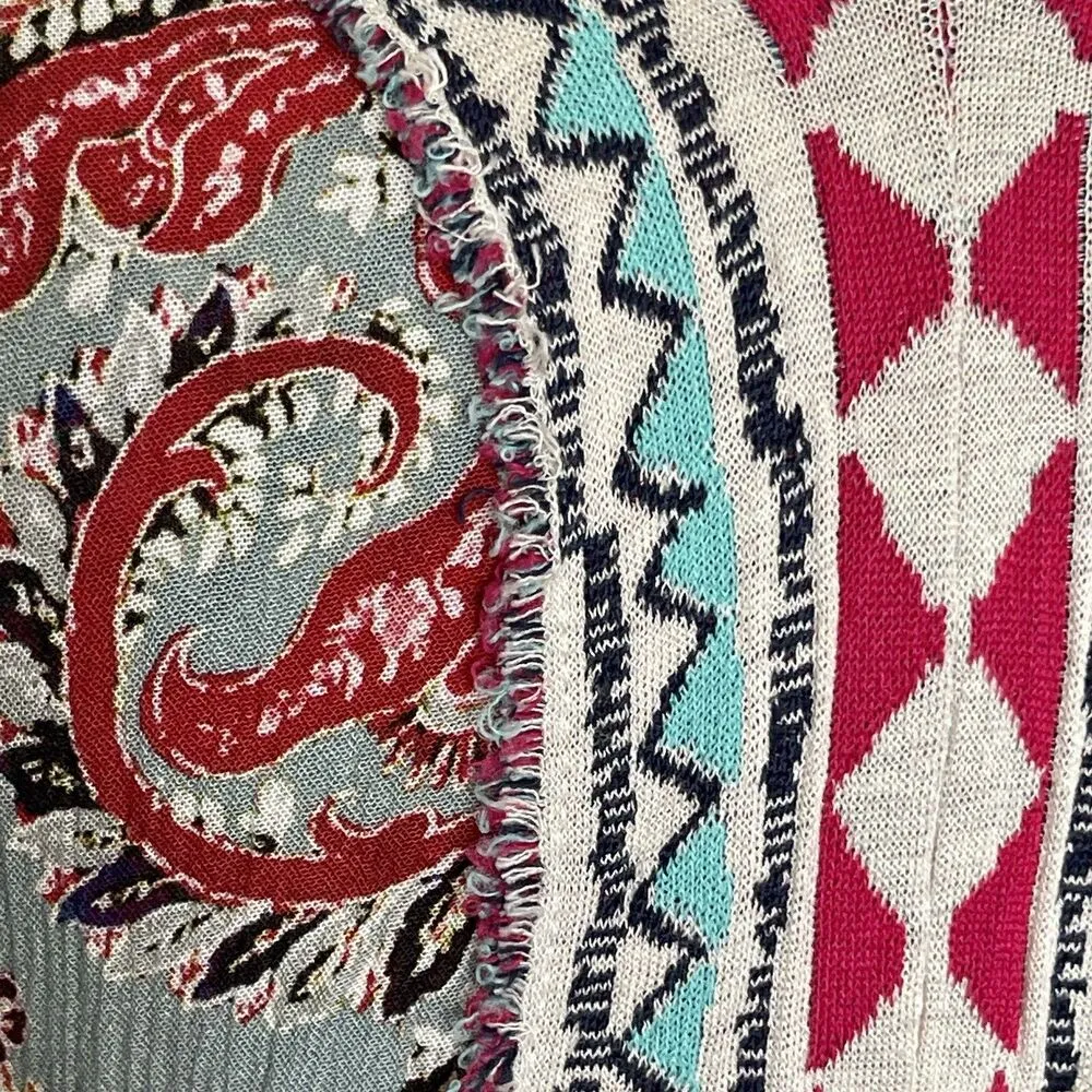 Anthropologie Aldo Martins Dress XS Paisley Maxi Festival Boho chic indie Retro - Image 9