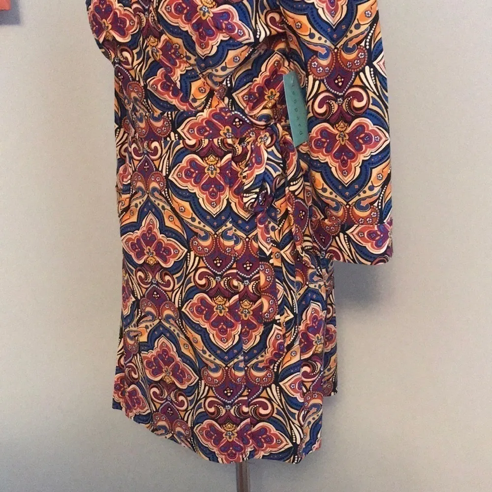 NWT Aryeh Printed Wrap Mini Dress - Image 4