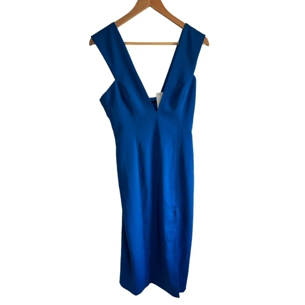 Jay Godfrey‎ Cobalt Blue Deep V - Image 3