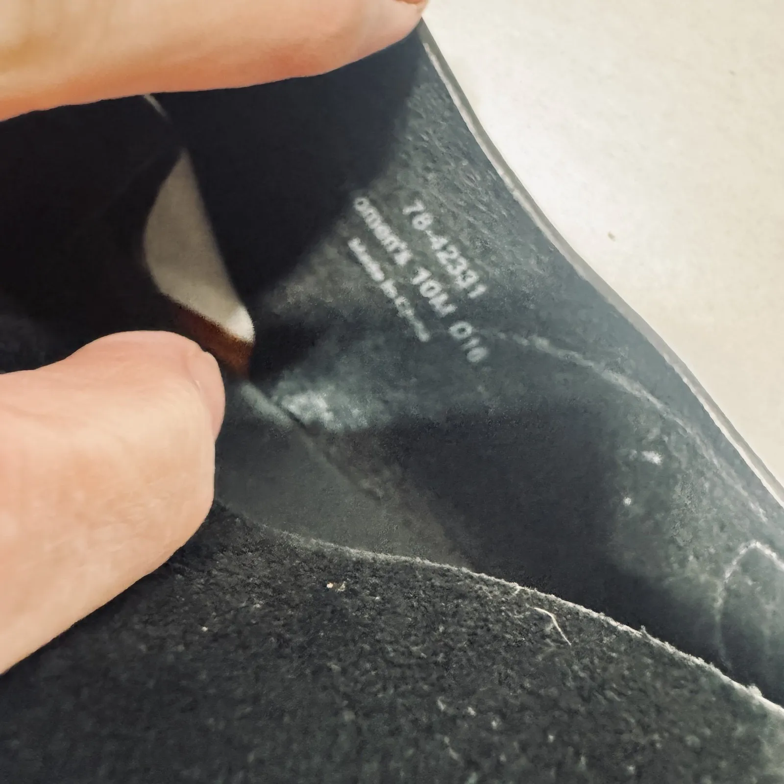 Johnston & Murphy Womens 10M Black Suede Sandals Wedge Heels Shoes slingback - Image 7