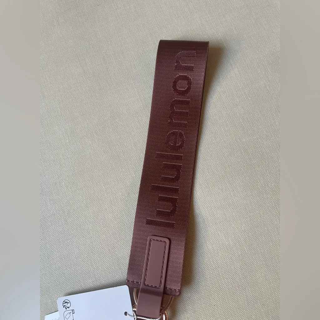 Lululemon Never Lost Keychain - Red Clay/Rose Gold - Image 3
