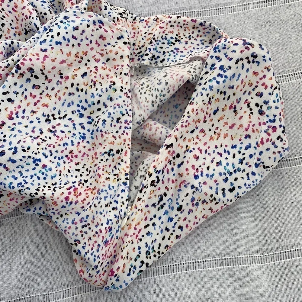 AFRM multicolored long slip skirt. White Size L - Image 10